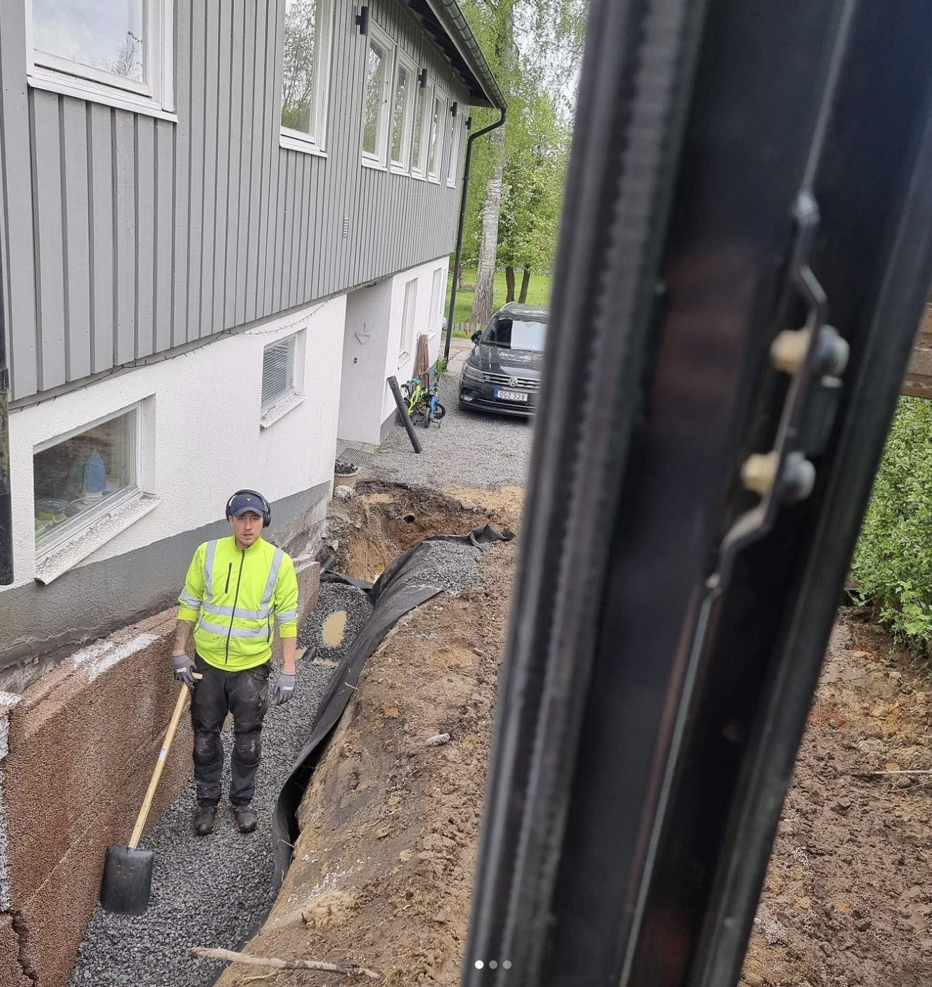 Dränering av källare